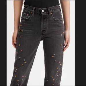 Levi's Premium 501 Original Fit Studded Women's Jeans - Wmns sz 25